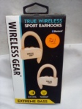 QTY 1 True Wireless sport earhooks with extreme bass