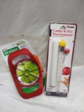 QTY 1 Apple Wedger, QTY 1 Candy & Fry Thermometer