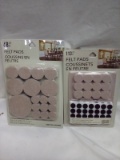 2 packs of Felt Pads, various sizes and colors
