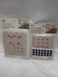 2 packs of Felt Pads, various sizes and colors