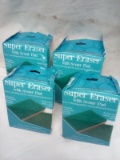 4 packs of 2 Super Eraser with scour pad