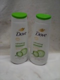Dove Cucumber & Green Tea Body Wash. Qty 2.