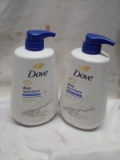 Dove Deep Moisture Body Wash Qty 2- 30.6 fl oz Bottles.