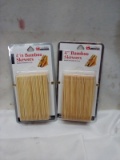Culinary Elements 4” Bamboo Skewers. Qty 2- 300 Packs.