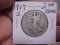 1917 S Mint Silver Walking Liberty Half Dollar