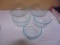 5pc Group of Pyrex Glass Bowls