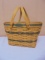1997 Longaberger Traditions Collection Fellowship Basket w/ Protector