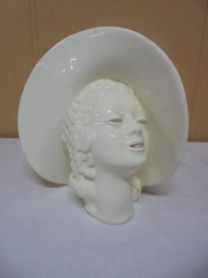 Vintage Pottery Head Vase/Planter