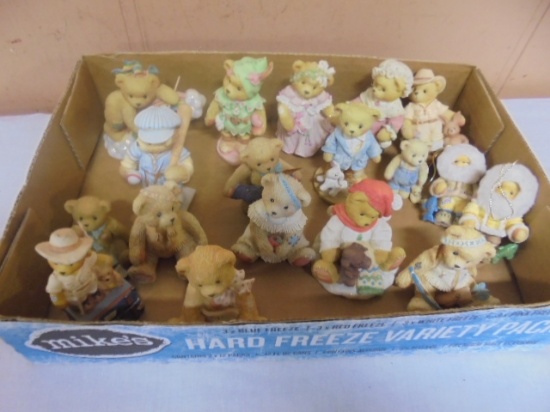 Large Group of Cherished Teddy Figurines