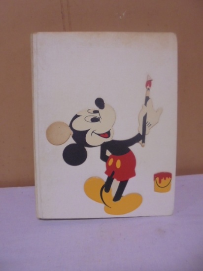 Vintage Abrams The Art of Walt Disney Book