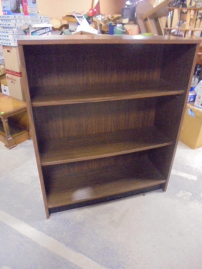 Wooden Shelving Unit w/ 3 Adjustable Shelves