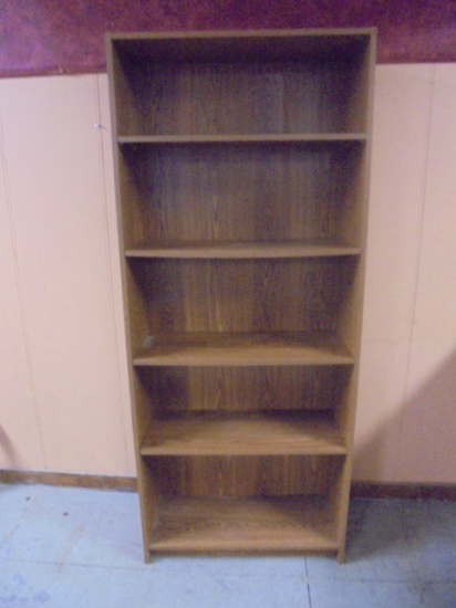 6ft Wooden Bookcase
