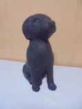 Black Dog Garden Statue