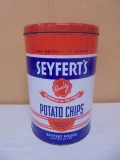 Vintage Seyfert's Potato Chip Can Ft. Wayne, Ind
