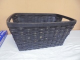 Vintage Painted Wicker Basket