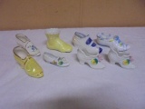 Group of Porcelain Slippers