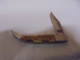 Wildboar Bone Handle Pocket Knife