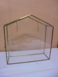 Brass & Glass Shadow Box