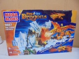 Mega Bloks Fire & Ice Dragons 70pc Firestorm Fortress
