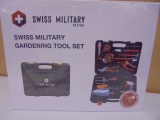 Swiss Military Design Gardening Tool Set in Carry Case