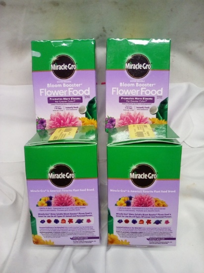 Qty 4 1.5lb Miracle-Gro Flower Food