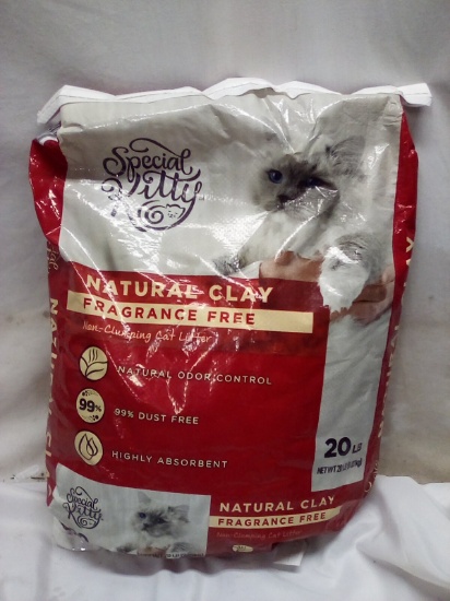 20 LBS Special Kitty Natural Clay Cat Litter