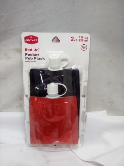 Qty 2 Pocket Pub Flask