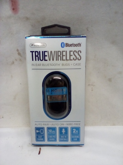 Sentry True Wireless In-Ear Bluetooth Buds + Case.