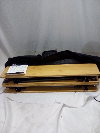 Bamboo Folding Table with Case