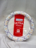 True Living Ultra Plates. 60 Piece.