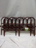 Qty 4 Plastic Brown Fence
