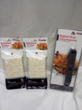 QTY 1 Meat Thermometer, QTY 2 Kitchen twine