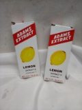 Adams Extract- Lemon Extract Qty 2- 1.5 fl oz.