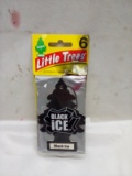 Little Trees Air Fresheners. Black Ice  Pack.