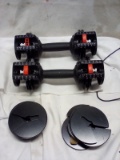 Lifepro Adjustable Dumbbell Set. 2.5lbs to 15 lbs. 6-In-1.