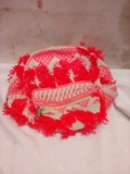 Mini Backpack With Hot Pink Frills.