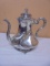 Ornate Vintage Silver Plate Meriden Coffee Server Pot
