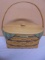 1995 Longaberger Traditions Collection Family Basket w/ Liner-Protector-Lid