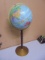 Vintage Replogle World Nation Series 12in Diameter Globe on Stand