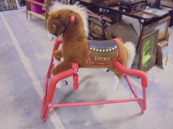 Lucky Rockin Rider Horse