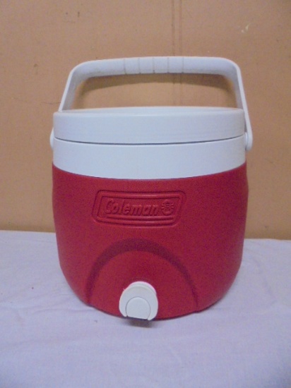 Coleman Red Water Cooler