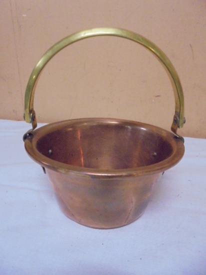 Small Vintage Copper & Brass Kettle