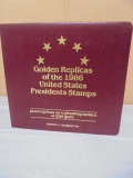 Golden Replicas of The 1986 United States Presidents Stamp Set