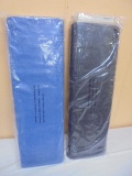 2 Large Bolts of Blue & Black Denim Fabric