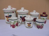 7pc Group of Apple Kitchen Items