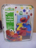 Sesame Street 4pc Toddler Bed Set