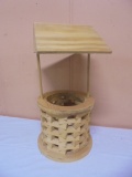 Small Wooden Wishing Well