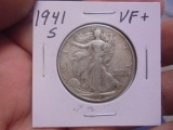 1941 S Mint Silver Walking Liberty Half Dollar