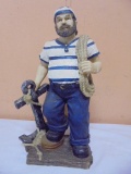 Sailor Statue w/ Anchor & Rope