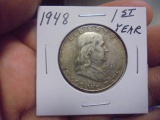 1948 Silver Franklin Half Dollar